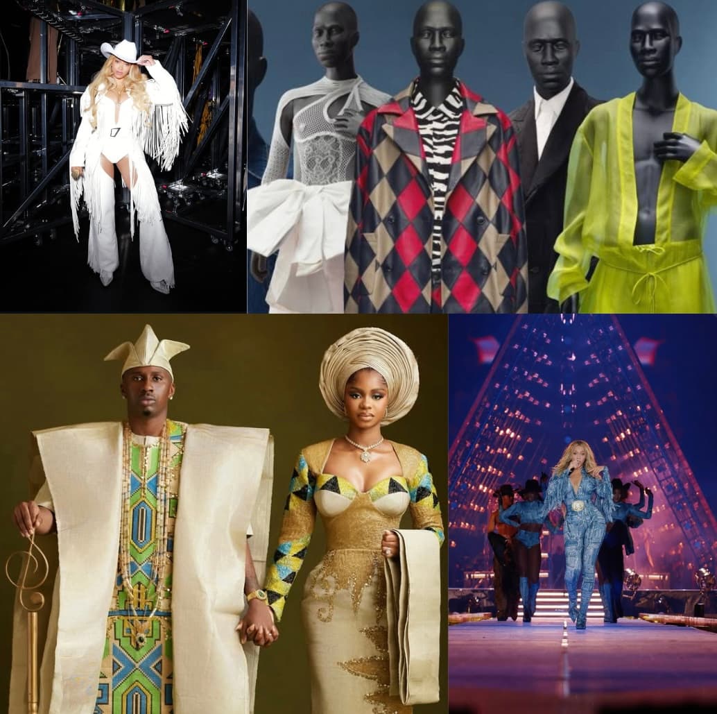 Cover Image for April 2025 Fashion Recap: Beyoncé’s Tour, Priscilla Ojo’s Wedding & the Met Gala Preview